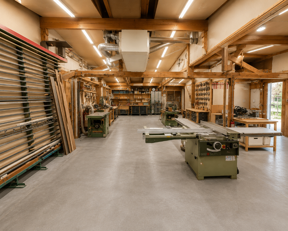 Atelier menuiserie — machines