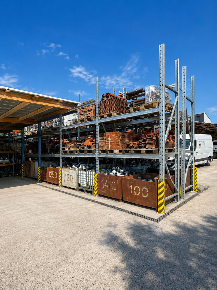 Zone de stockage des tuiles