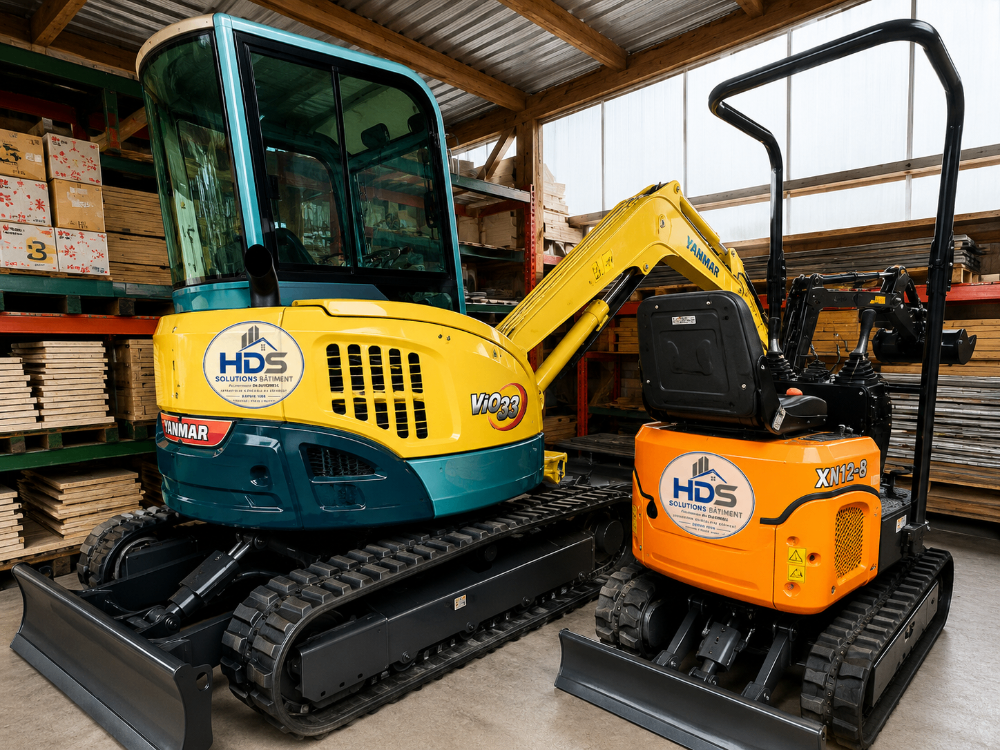 Mini-pelles & engins